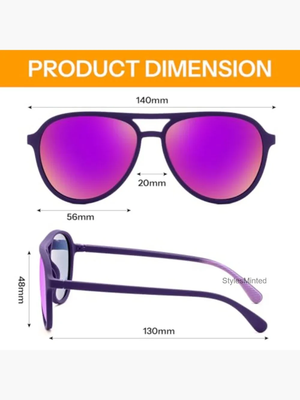 Polarized Aviator Sunglasses UV400 TAC Lens Men Women Driving Sport
